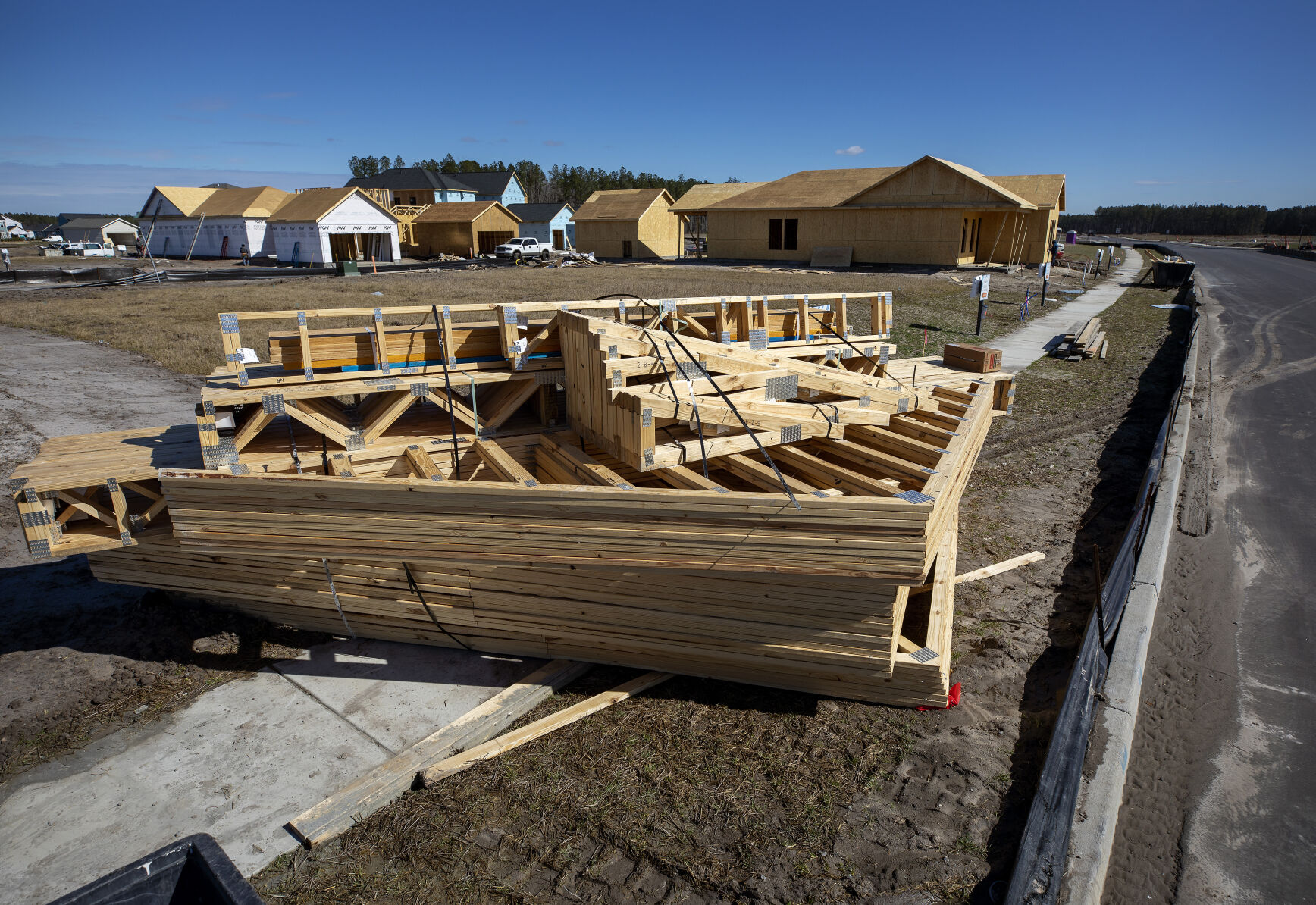 House Frame on site